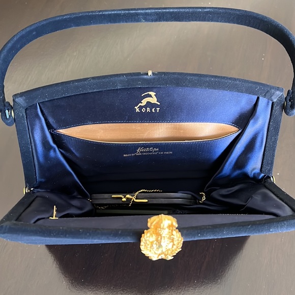 Vintage Koret Kid Suede bag - Picture 3 of 10